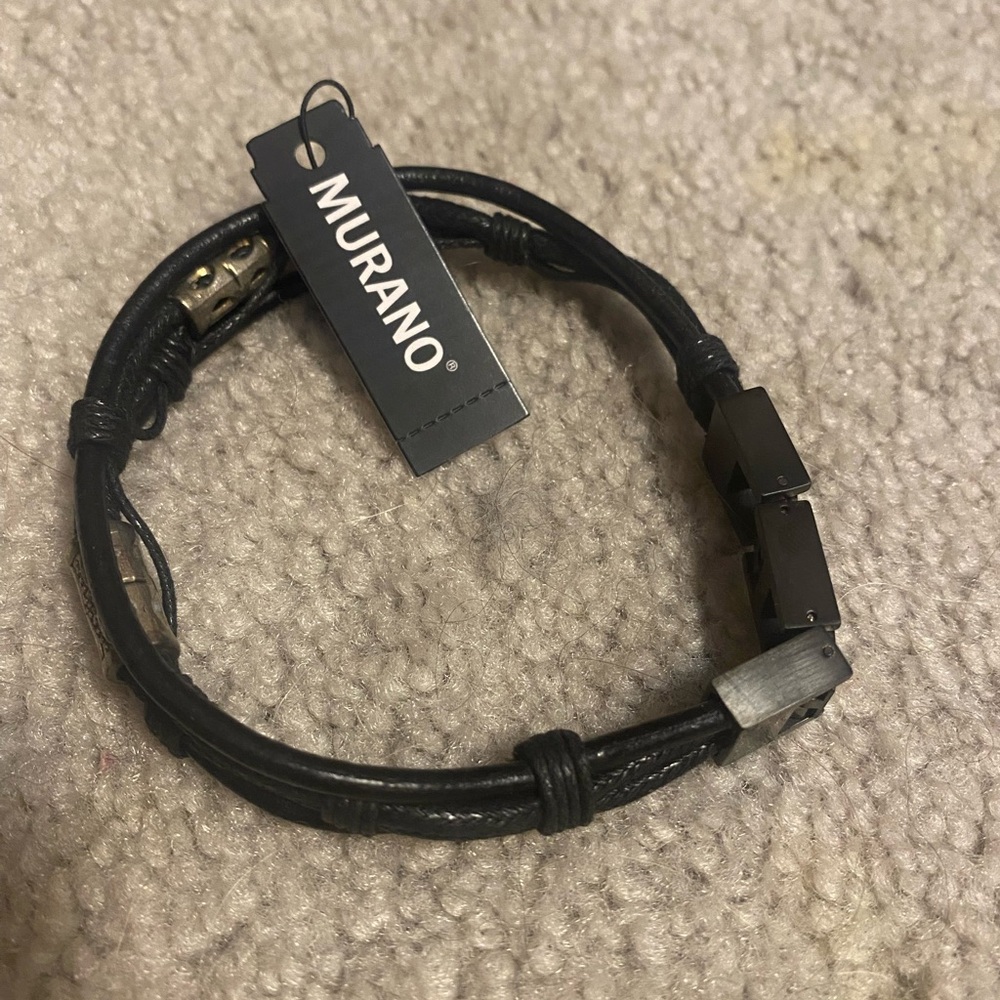 Men’s leather bracelet NWT